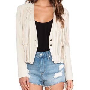 💥 SUPER SALE!💥 FRINGE FAUX SUEDE JACKET - Tularosa